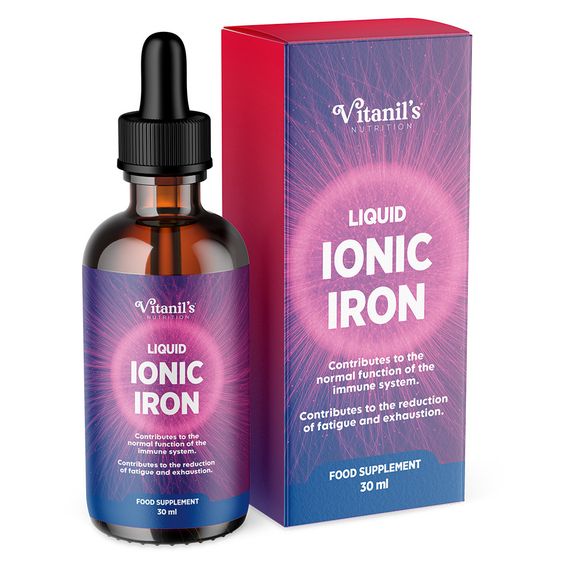 Диетическая добавка Vitanil's в каплях "Жидкое ионное железо" 30 мл