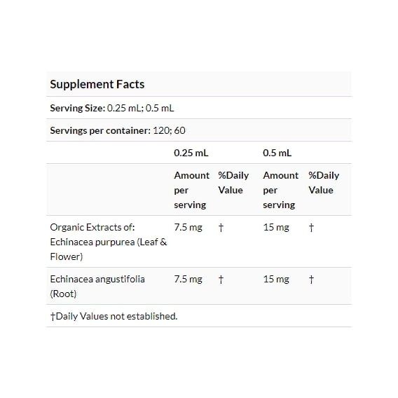 Эхинацея ChildLife Essentials, Echinacea, 1 fl oz 30 ml Natural Orange Flavor CDL10100 | Зображення 2