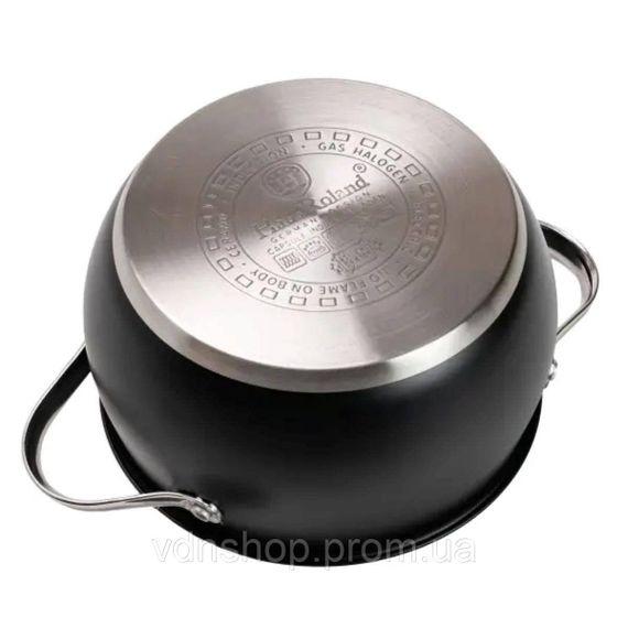 Набір посуду для приготування з нержавіючої сталі 12 предметів, чорний HP33548 | Зображення 7