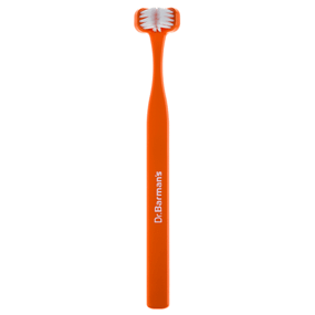 Тристороння зубна щітка Dr. Barman`s Superbrush, компактна, помаранчева