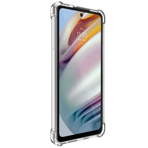 TPU чохол GETMAN Ease logo посилені кути Full Camera для Motorola Moto G60 Безбарвний (прозорий) | Зображення 1