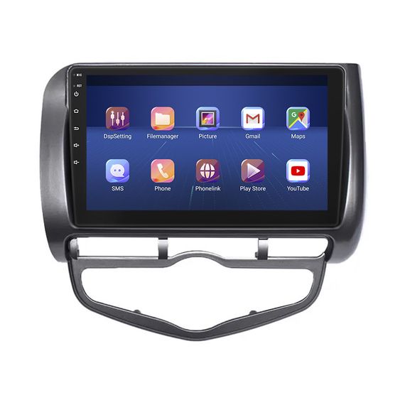 Штатная магнитола Lesko для Honda Fit I Auto AC 2001-2008 экран 9" 4/32Gb 4G Wi-Fi GPS Top Хонда Фит | Зображення 1