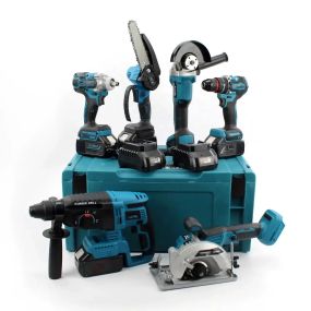 Набор 6в1 АКБ 36V (Шуруповерт, Веткорез, Болгарка, Перфоратор, Гайковерт, Циркулярная пила)