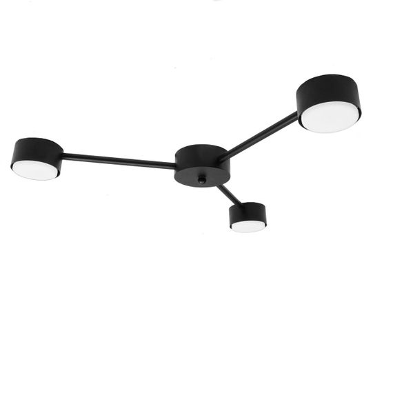 Люстра (світильник стельовий) Dots GX53 C3325 Чорний, Atmolight