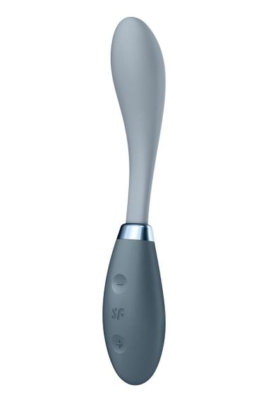 Вібратор Satisfyer G-Spot Flex 3 Сірий — гнучкий вібратор для точки G з двома двигунами та силіконовим покриттям | Зображення 1