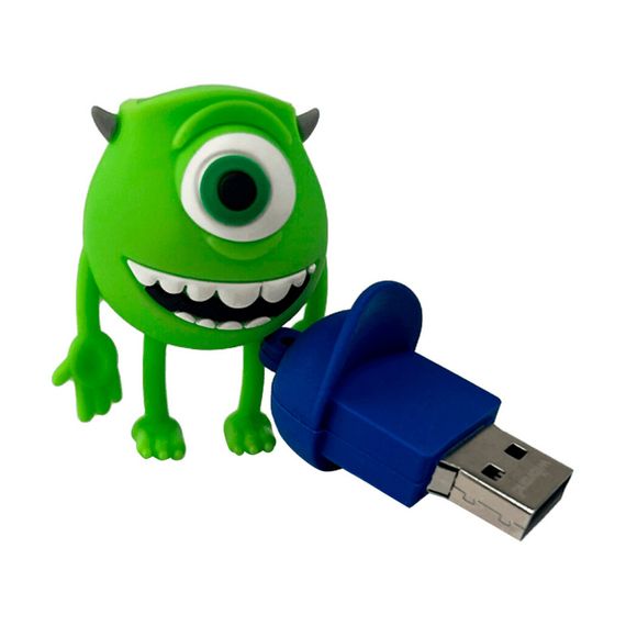 USB флеш накопичувач Wibrand 16GB Mike Wazowski Green USB 2.0 (WI2.0/MW16G) | Зображення 1
