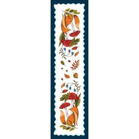 Доріжка на стіл Лисичка та гриби 150x40 см (DR__24S002)