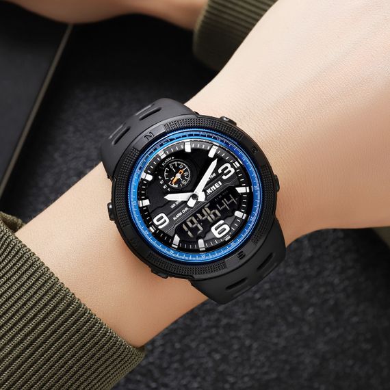 Годинник S2kmei 1655BUBK Black-Blue SALE | Зображення 2