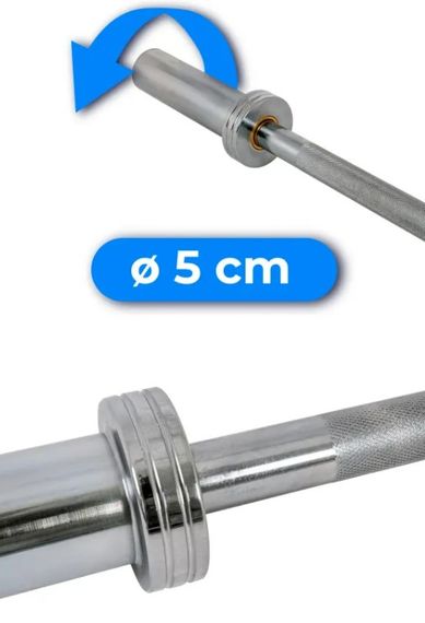 Гриф олімпійський прямий Thunder 120/50 (SG-O-120/50) | Зображення 2