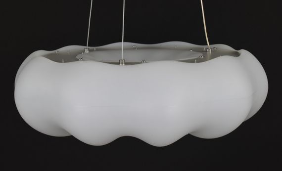 Люстра світлодіодна підвісна LED світильник для квартири на стелю лед 27944 Білий 35-150х45х45 см. | Зображення 7