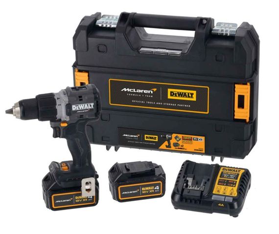 Дриль-шурупокрут ударний DeWALT McLaren F1 TEAM LIMITED EDITION з АКБ та ЗП DCD85MM2T