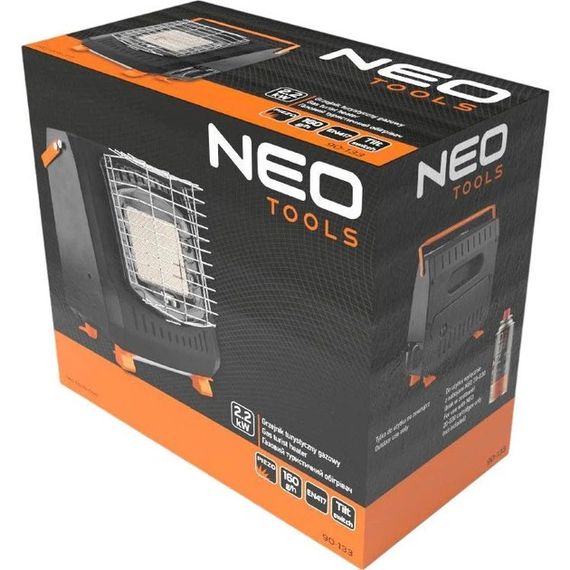 Обігрівач газовий Neo Tools 90-133 2200 Вт чорний | Зображення 8
