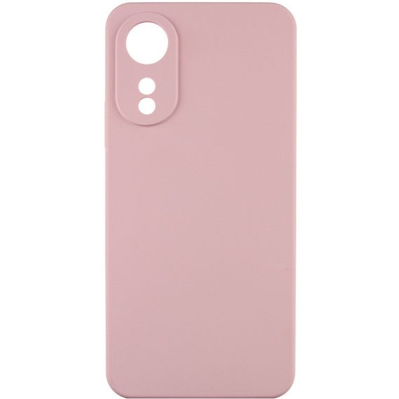 Чехол Silicone Cover Lakshmi Full Camera (AAA) для Oppo A78 4G Розовый / Pink Sand