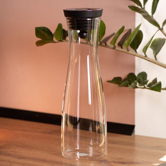 Стеклянный графин с крышкой 1.5 (л) для воды, сока, лимонада HP-19-44 | Зображення 5