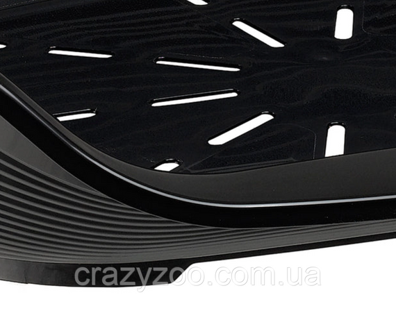 Пластиковий лежак для собак та котів Ferplast Siesta Deluxe 2 чорний 49х36х17.5 см 70202936 | Зображення 3