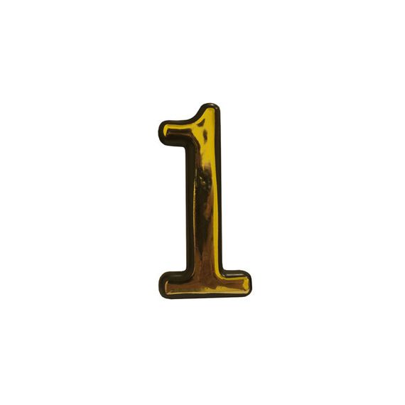 Номер пластиковий "1" 100мм