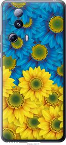 Чехол на Xiaomi 13 Lite Жёлто-голубые цветы "1048u-3017-17620"