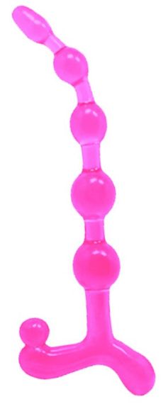 Анальный стимулятор - Bendy Twist 8" Pink sexstyle | Зображення 1