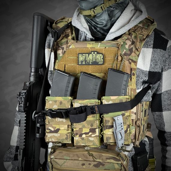 Ремінь збройовий триточковий RAGNAROK "Hel" Gen.II carbine Чорний | Зображення 4