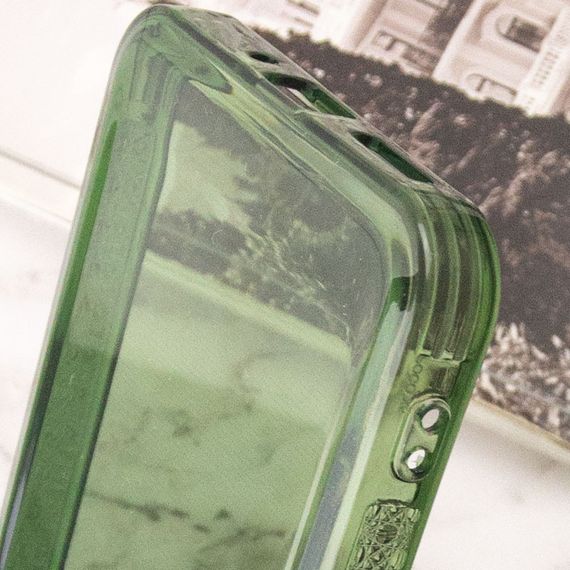 Чохол TPU Starfall Clear для Xiaomi Poco X5 5G / Redmi Note 12 5G Зелений | Зображення 6