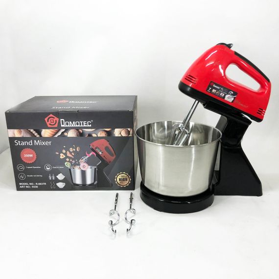 Міксер стаціонарний з чашею 3 літри Domotec, Міксер для кухонної роботи кухонний помічник IA-31 | Зображення 1