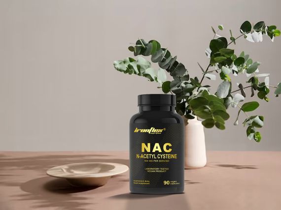 N-ацетил-L-цистеин Ironflex NAC 600 mg 90 caps | Зображення 1