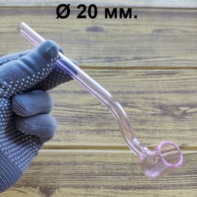 Стеклянная трубка Sherlock Tube Long Oil Pink