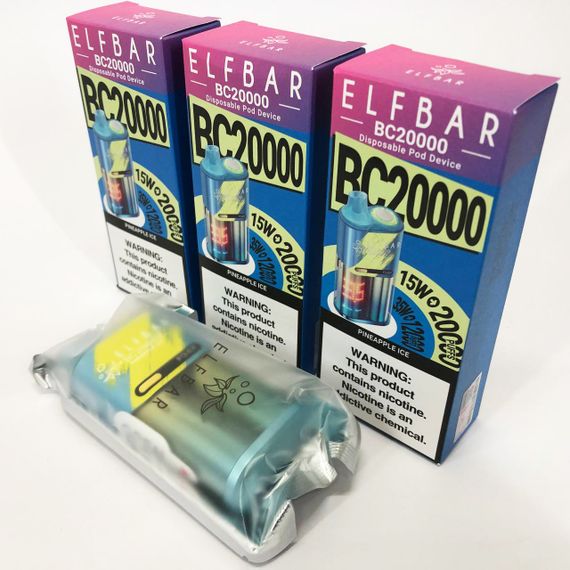 Elf Bar BC20000 смак Ананас лід (Pineapple Ice)