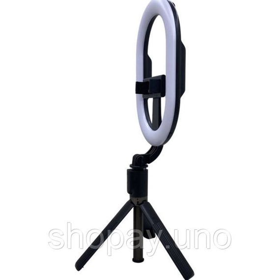 Монопод-штатив для селфі з кільцевою LED лампою Selfie Stick A8 телескопічний з пультом та Bluetooth | Зображення 6