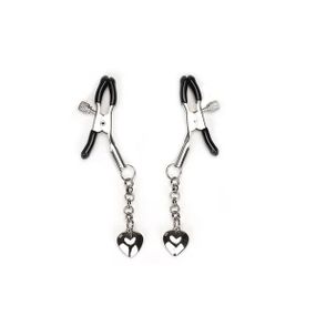 Зажимы для сосков Liebe Seele Solid Heart Nipple Clamps Silver