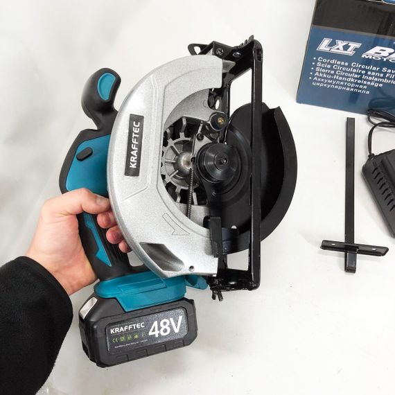 Акумуляторна циркулярна пилка KRAFFTEC 48V | Зображення 1