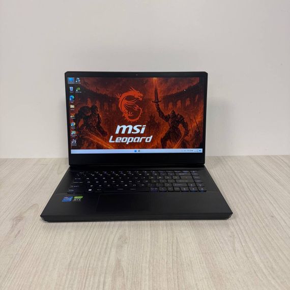 Игровой ноутбук MSI GP66 Leopard 11UH / 15.6" (1920x1080) IPS / Intel Core i7-11800H (8 (16) ядер по 1.9 - 4.6 GHz) / 16 GB DDR4 / 512 GB SSD / nVidia GeForce RTX 3080, 8 GB GDDR6, 256-bit / WebCam б/у | Зображення 1