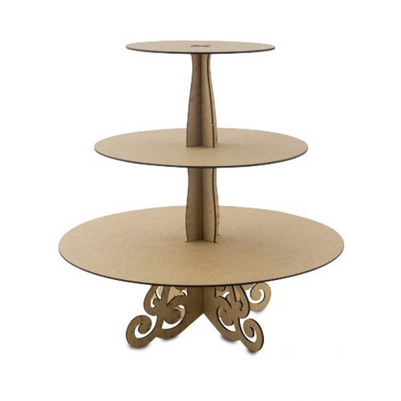 Заготовка для декорування "Підставка для солодощів Кругла" FDPO-088