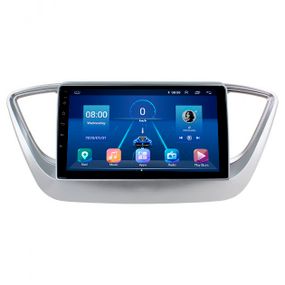 Штатна магнітола 9" Lesko для Hyundai Accent V 2017-н.в. 6/128Gb 4G Wi-Fi GPS Top Хюндай