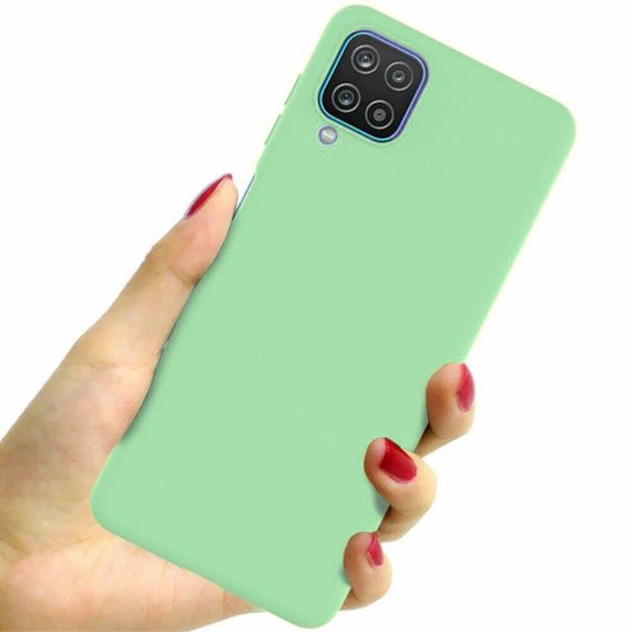 Чохол Candy Silicone для Samsung Galaxy A12 колір Бірюзовий | Зображення 1