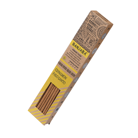 Преміальні ароматичні палички Пало санто і Кориця  Palo Santo Cinnamon 8 шт. в уп. Banjara 8901234590546