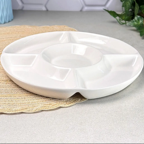 Блюдо Limited Edition ROUNDS /менажниця/ кругла 5 секцій/25 см | Зображення 2
