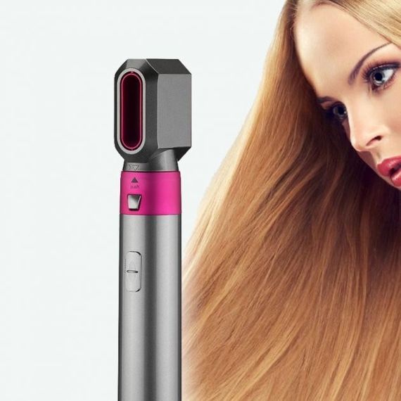 Стайлер 5в1 (фен, браш, випрямляч, плойка) у стилі Dyson аналог мультистайлер | Зображення 2