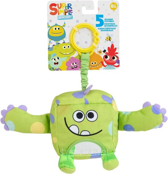 Игрушка для развития сенсорики WowWee Super Simple Плюшевый монстрик Хьюго