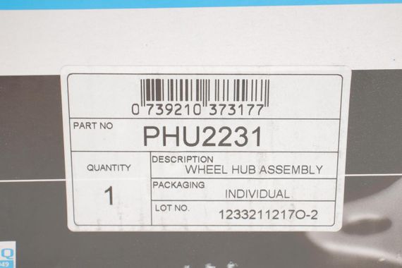 Підшипник маточини задньої Audi A4 02-08 PHU2231 | Зображення 2