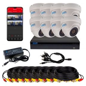 Комплект видеонаблюдения SEVEN KS-7618OW-5MP 8 камер 5Мр