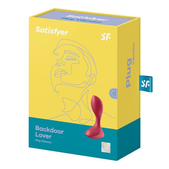 Анальна вібропробка Satisfyer Backdoor Lover Red Sex Aura | Зображення 5