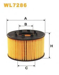 Фільтр оливи WIX FILTERS WL7286 на FORD TRANSIT автобус (FD_ _, FB_ _, FS_ _, FZ_ _, FC_ _)