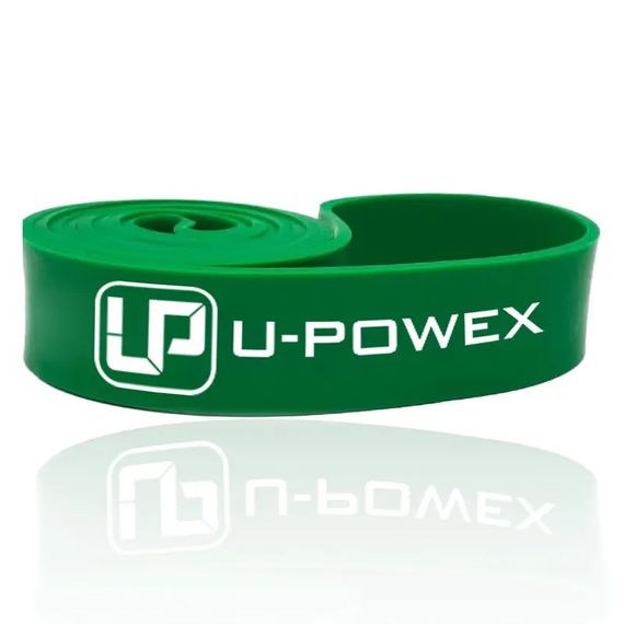Эспандер-петля (резинка для фитнеса и кроссфита) U-POWEX UP_1050 Pull up band (23-57kg) Green