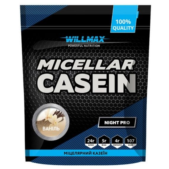 Протеїн Willmax Micellar Casein 900 g /30 servings/ Vanilla