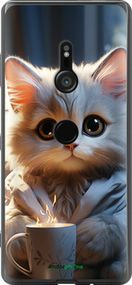 Чохол на Sony Xperia XZ3 H9436 Білий кіт "5646u-1540-2448"
