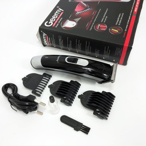 Малошумная машинка для стрижки волос, Профессиональный триммер с набором насадок, Триммер для висков TR-14 | Зображення 2