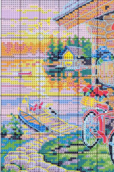 Набор для вышивания по нанесённой на канву схеме "Riverside hut".AIDA 14CT printed , 30*21 см | Зображення 2