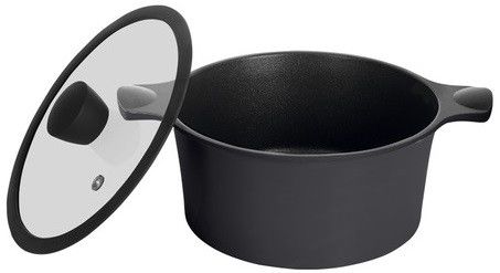 Каструля RINGEL Zitrone Black 4.2л з кришкою (RG-2108-24/1 BL-R) чорна | Зображення 1