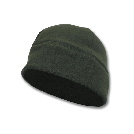 Шапка флисовая олива | Зображення 3